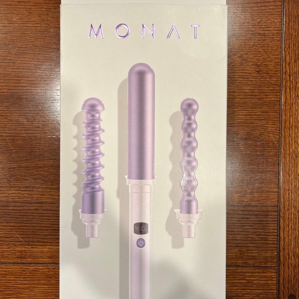 Monat Purple Curling Wand Set